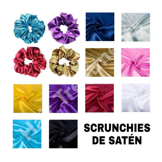 Scrunchies de Satén